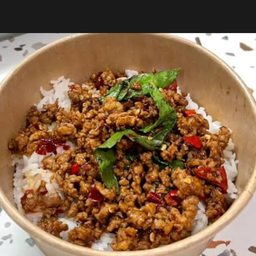 ข้าวกระเพราหมูสับ