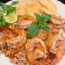 ข้าวผัดต้มยำกุ้ง