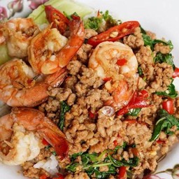 กะเพราเดือด เด็ดกะเพรา สมอโพรง