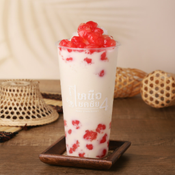 ทับทิมกรอบนมสดกะทิปั่น - Tub Tim Krob Coconut Milk Smoothie