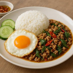 ข้าวกะเพราสายกลาง