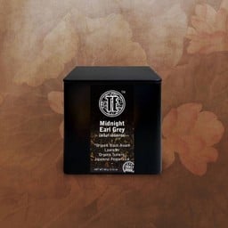 หอมนุ่มลึก Midnight Earl Grey (Assam black tea,lavender, peppermint, turmeric ) ชาดำอัสสัมผสมดอกลาเวนเดอร์ เปปเปอร์มินต์ญี่ปุ่น และผงขมิ้นชัน