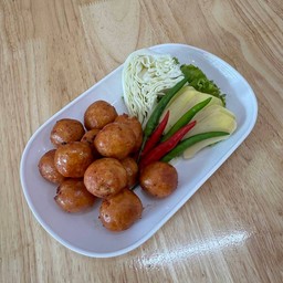 ไส้กรอกอีสานทอด