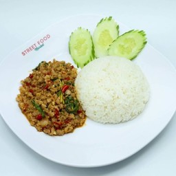 ข้าวกะเพราหมูสับ