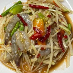 ตำกุ้งสดปลาร้า