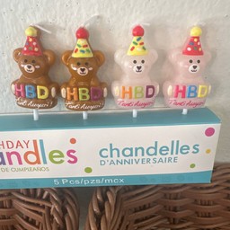 เทียนหมีตัวใหญ่(ราคาต่อชิ้น)