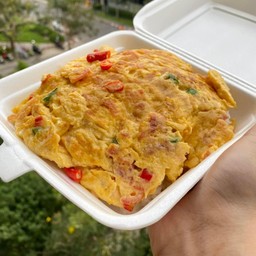 ข้าวไข่เจียวแหนม