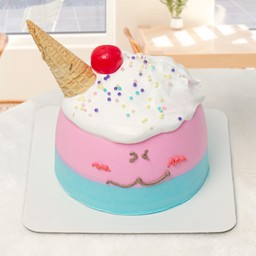 Ice Cream Smile Cake