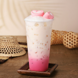 นมสดชมพู - Pink Fresh Milk Marshmallows
