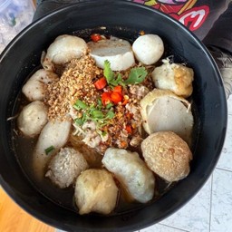ฮั้ว ก๋วยเตี๋ยวต้มยำ เย็นตาโฟ ลูกชิ้นปลา 1ชาม12ลูก ฮั้ว ก๋วยเตี๋ยวต้มยำ เย็นตาโฟ ลูกชิ้นปลา 3