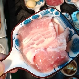 หมูสามชั้นหมักงา1ถ้วย