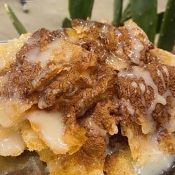 โรตีกรอบโอวัลติน+นม