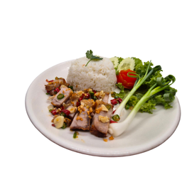 หมูกรอบคั่วพริกเกลือ (ร้านทองเอก)