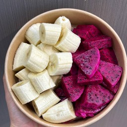 กล้วยหอม+แก้วมังกรแดง