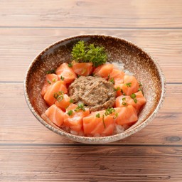 Salmon Kani Miso Don