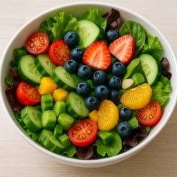 สลัดผักและผลไม้รวม