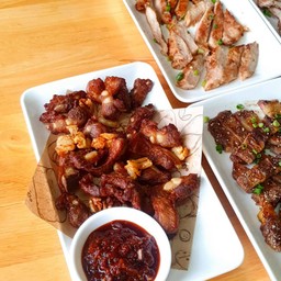 หมูทอด แจ่ว