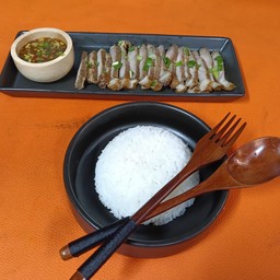 ข้าวเนื้อทอด