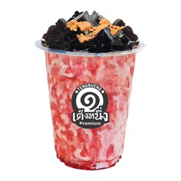 เฉาก๊วยนมสด - นมสตรอเบอร์รี่