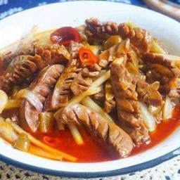 爆炒腰花 เซี่ยงจี๊หมูผัดเผ็ด
