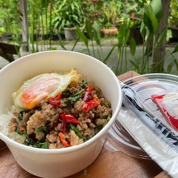 ข้าวกระเพราหมูสับ