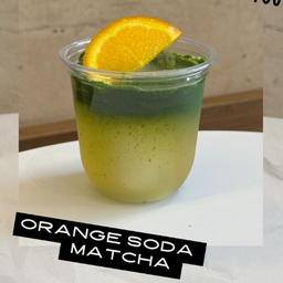 Orange Honey Soda Matcha