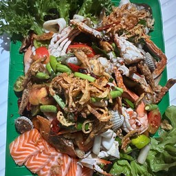 เหลาอันดามัน + แซลมอน 🌊🦐🦀🦑🐟