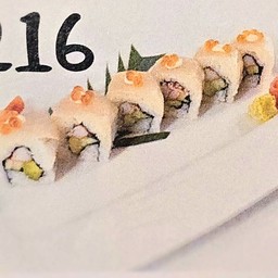 (216) หอยเชลล์โรล Hotate Rolls
