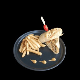 ไก่ชาวาร์มา แร็พ กับ เฟรนช์ฟราย