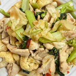 ผัดผักรวม (กับข้าว)