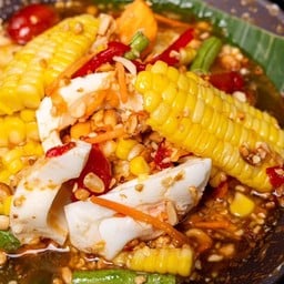 ตำข้าวโพดไข่เค็ม