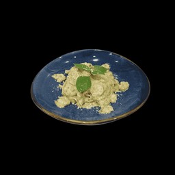 พาสต้ากุ้ง  ครีมมี่เพสโต้