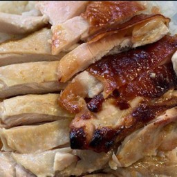 ข้าวมันไก่ต้ม+ย่าง