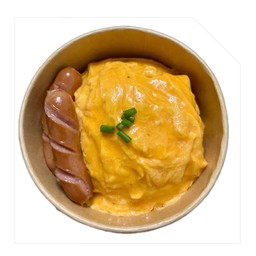 ข้าวไข่ข้นไส้กรอก