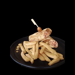 ไก่บูริโต้  กับ เฟรนช์ฟราย