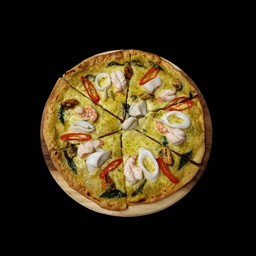 ซีฟู๊ดแกงเขียวหวาน พิซซ่า