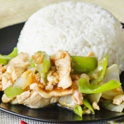 ผัดพริกหมูหมัก