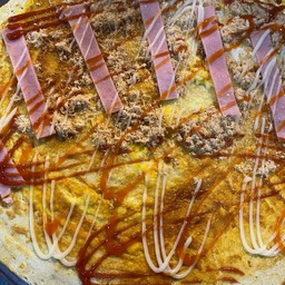 ไข่ พริกเผา แฮม หมูหยอง