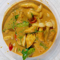 แกงคั่วเห็ดรวมชะอม