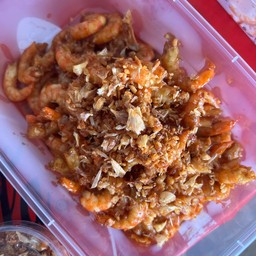กุ้งตะกาดผัดกระเทียม(กับข้าว)
