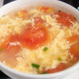 番茄蛋花汤 ซุปมะเขือเทศ