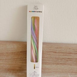 เทียนเกลียว สีพาสเทล