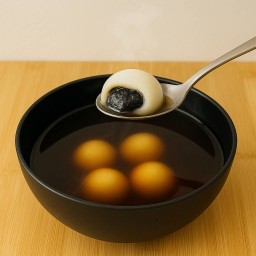 บัวลอยงาดำน้ำขิง