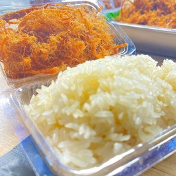 ข้าวเหนียว+หมูฝอย