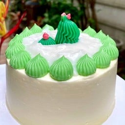 Mini Coco Cactus Cake เค้กมะพร้าว-แคคตัส