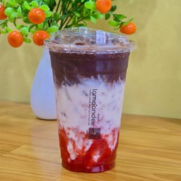 โกโก้+ซอสสตอเบอรี่(เย็น)