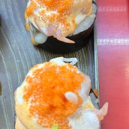 กุ้งแก้วราดซอสสไปร์ซี่