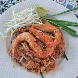 เส้นเล็กผัดไทยกุ้ง