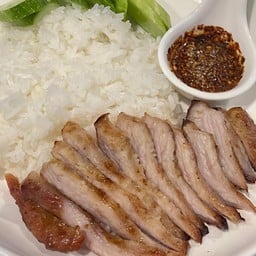 ข้าวหน้าหมูย่างแจ่ว