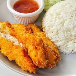 ข้าวไก่ทอด